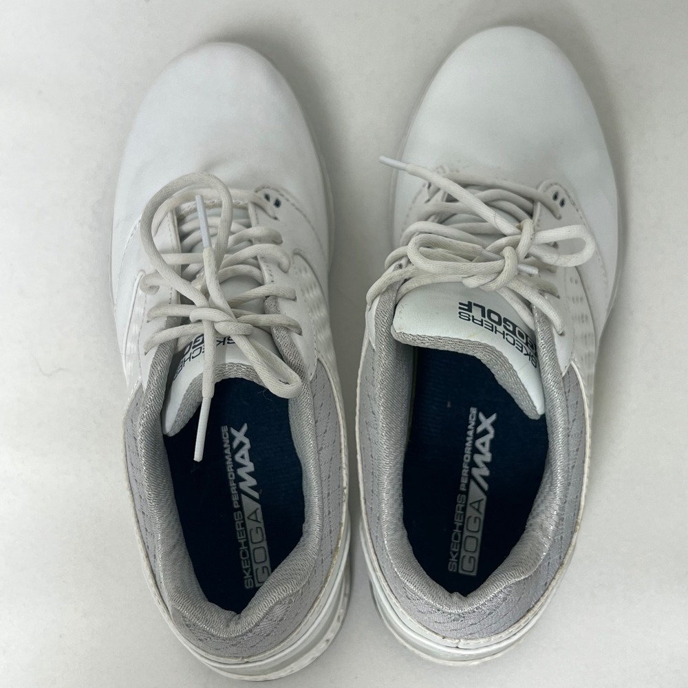 Skechers Go Golf 17002 Sneaker 6.5 White Womens Athleisure Waterproof Spikeless - Picture 8 of 11